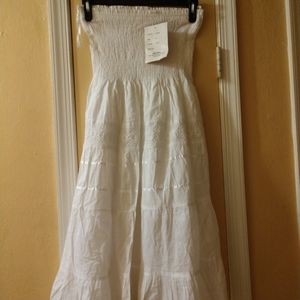 She's cool strapless dress xl 100% cotton